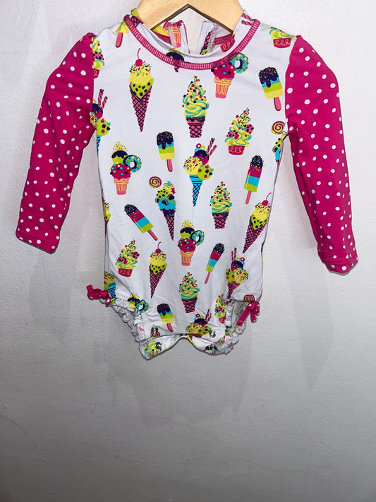 Ice Cream swimsuit 3-6m Hatley