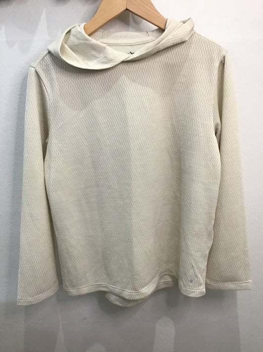 Longsleeve activewear cream hooded 8y