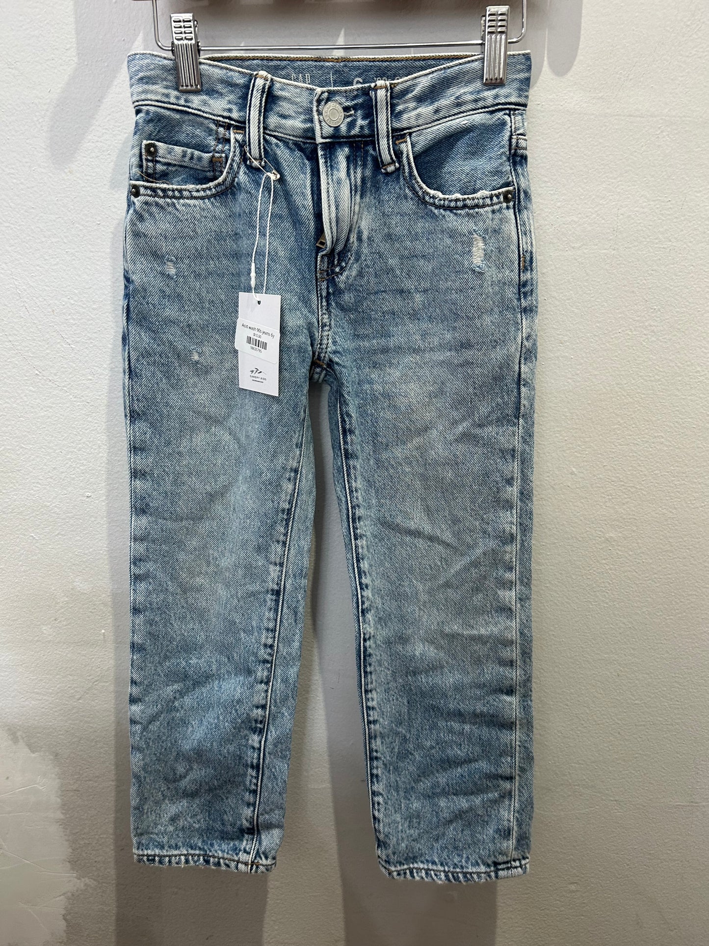 Acid wash 90s jeans 6y