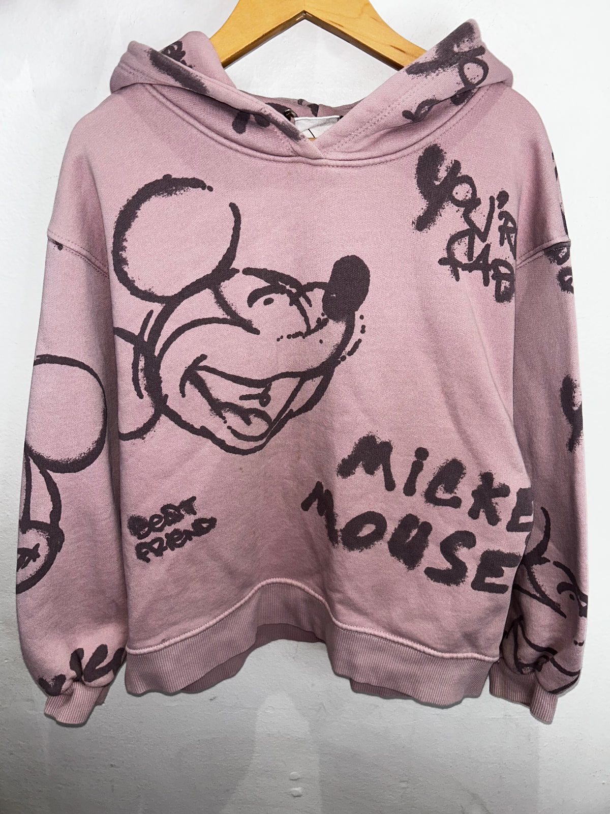 Mickey Mouse grafitti pullover 10y