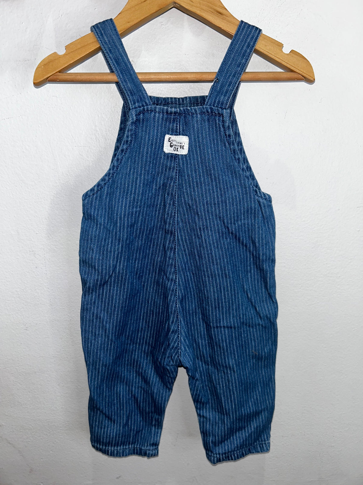 Vetrical stripes romper 3-6m