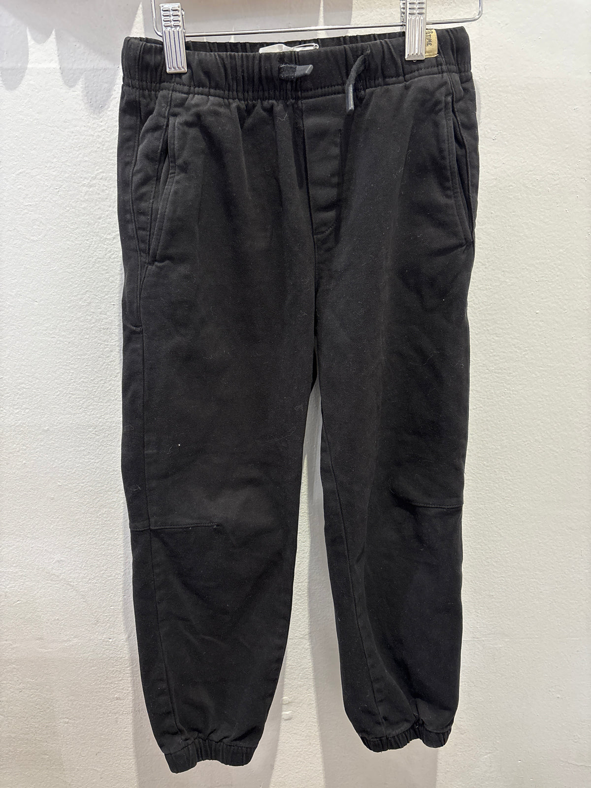 Black jogger chinos 7-8y