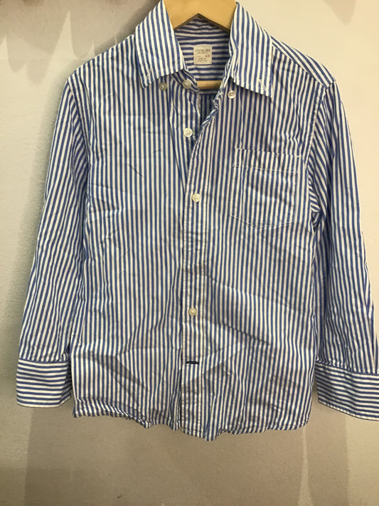 Blue stripes dress shirt 4-5y