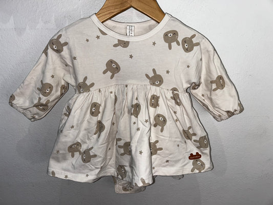 Souris Mini bunnies onesie dress 3-6m