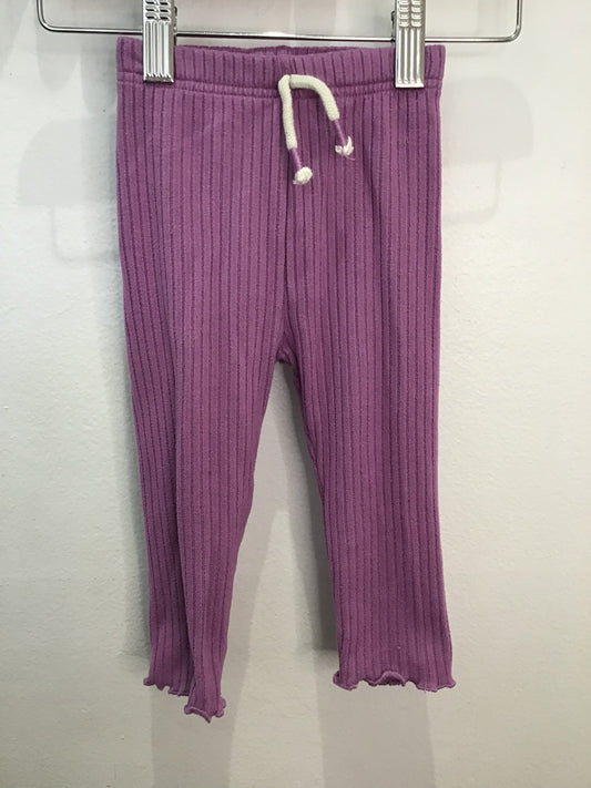 Leggings purple sweater 12-18m