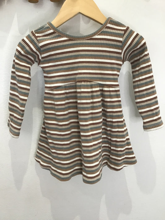 Quincy Mae striped dress 12-18m