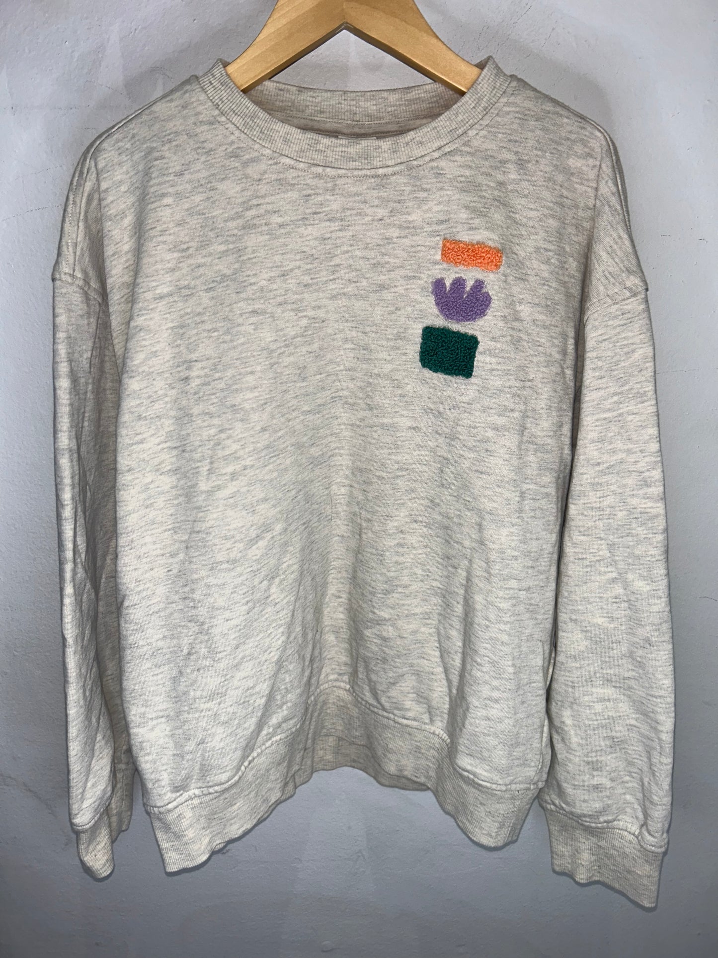 Funky print pullover 12y