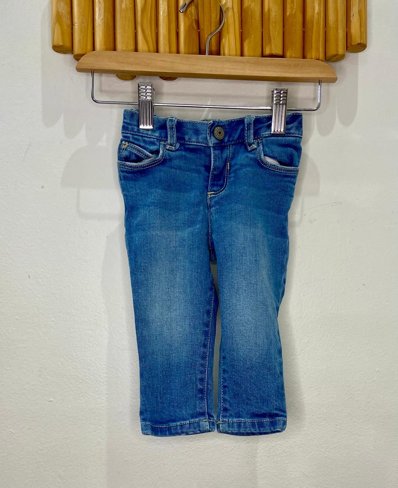 Skinny adjustable jeans 6-12m