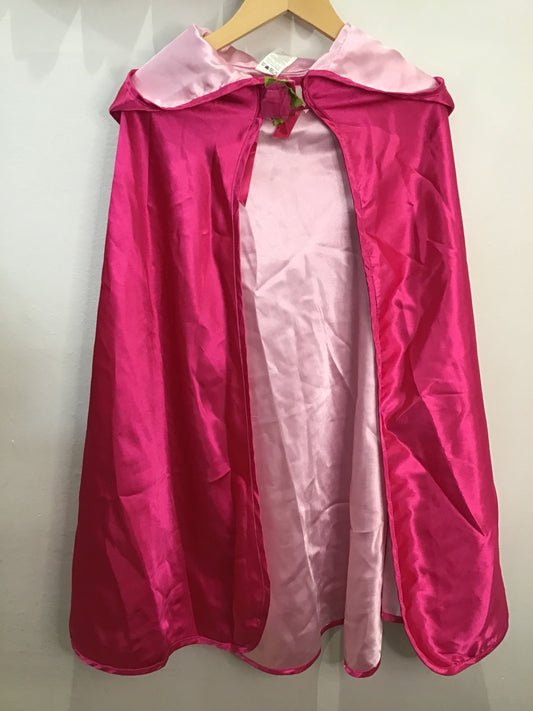 Pink silk cape - one size