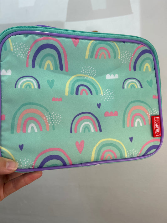 Thermos green rainbows lunch box
