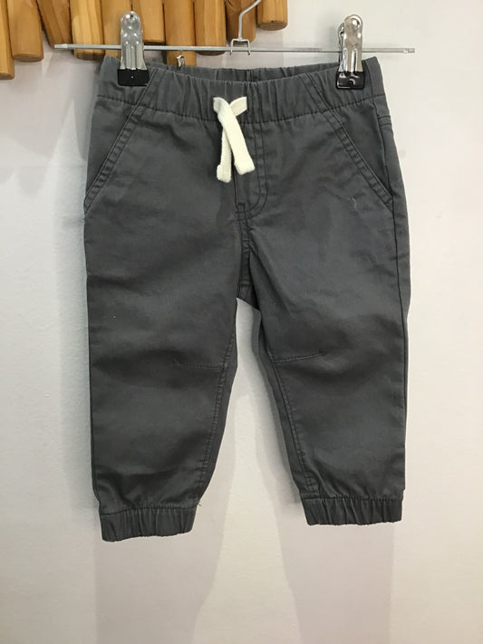 Grey pants drawstring 12m