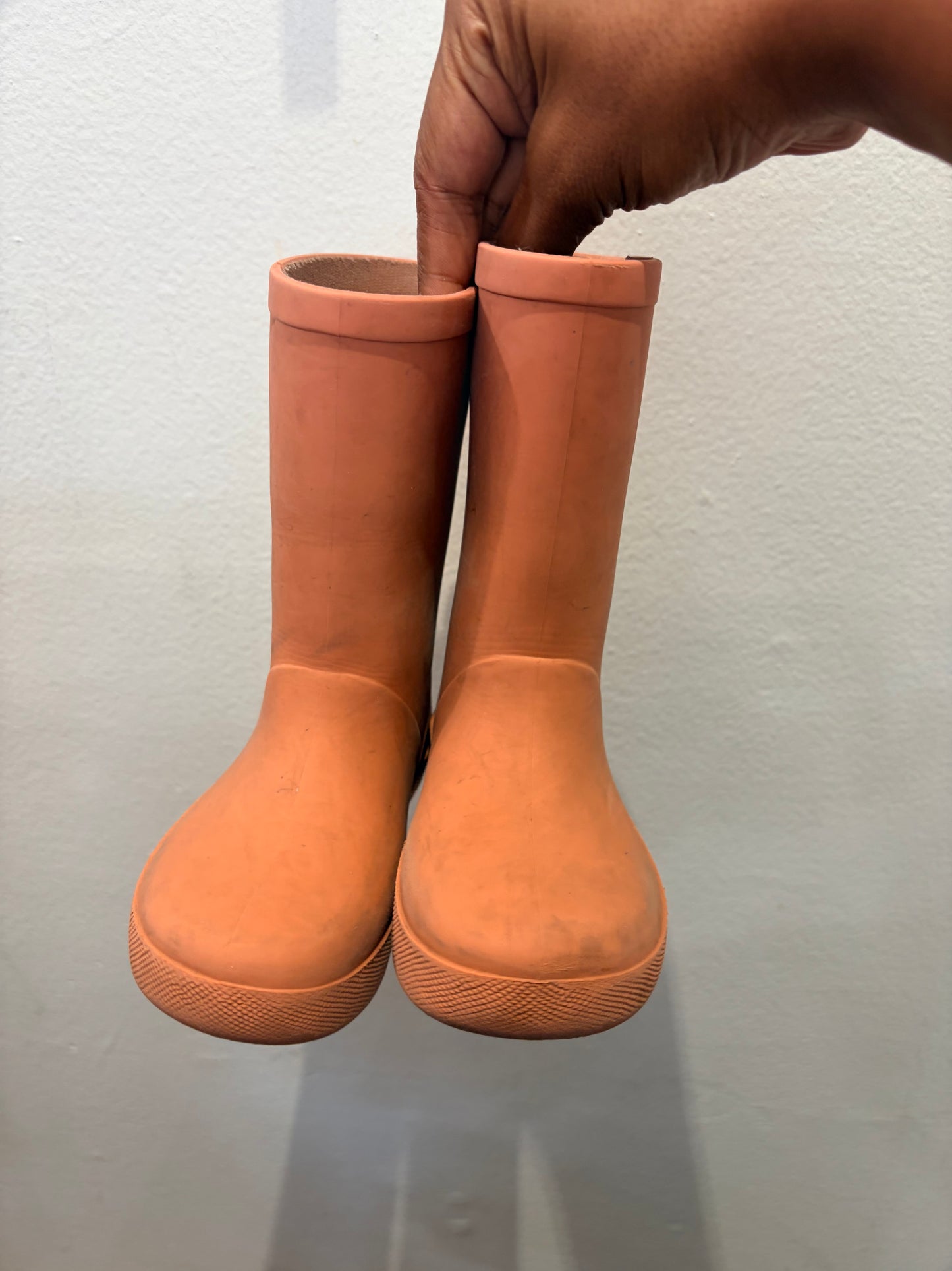 C7 pink rain boots