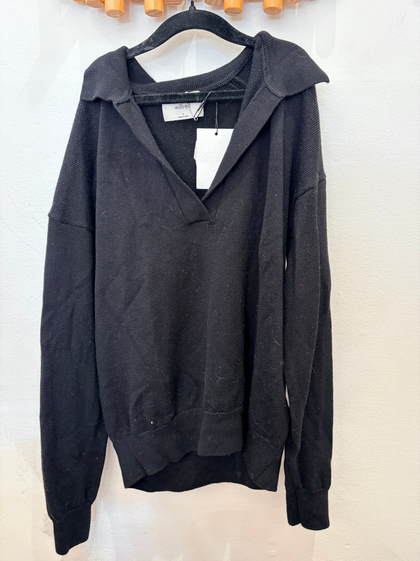 Wilfred polo merino wool knoit - adult S