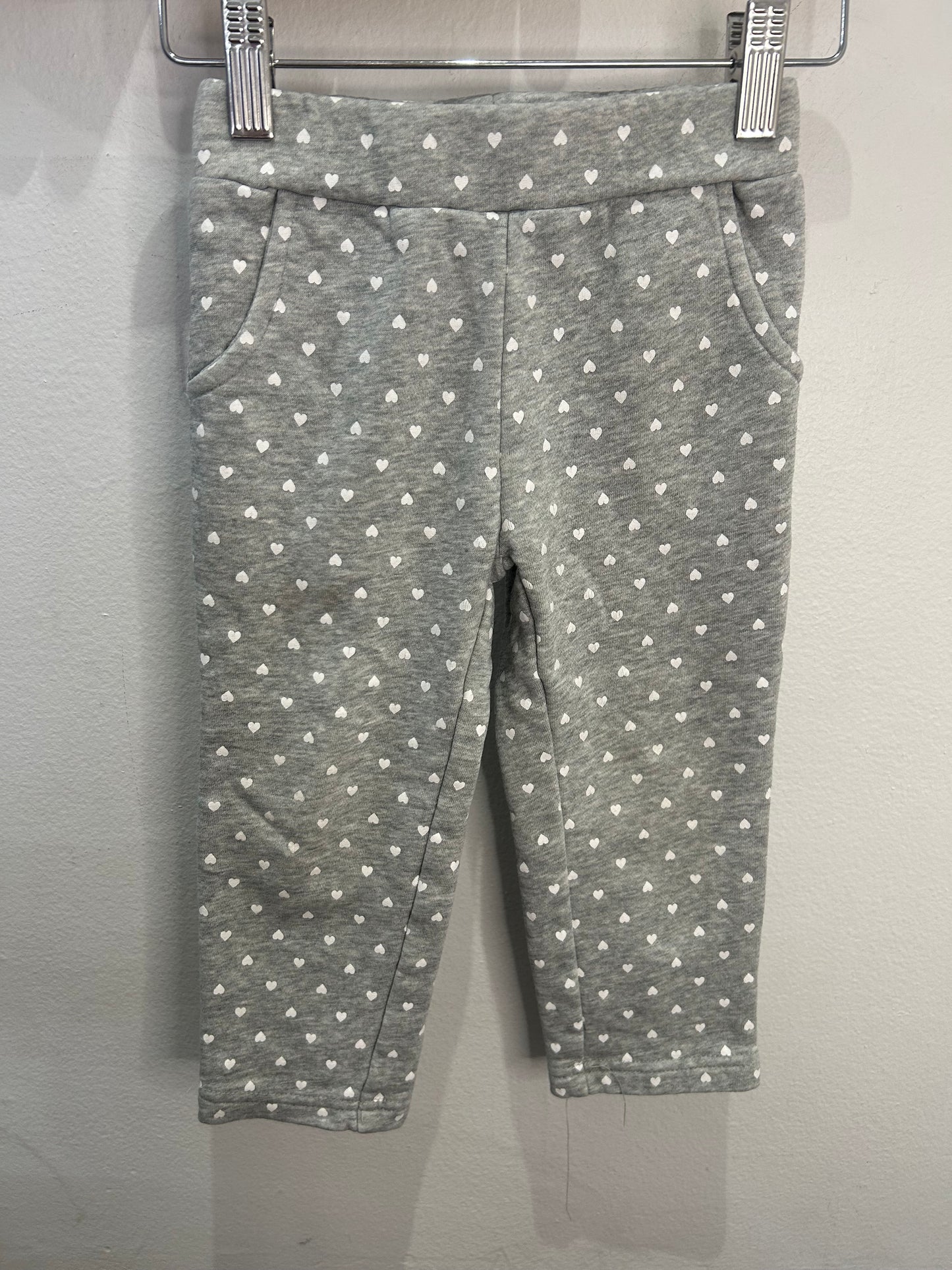 Hearts pull-on pants 3y