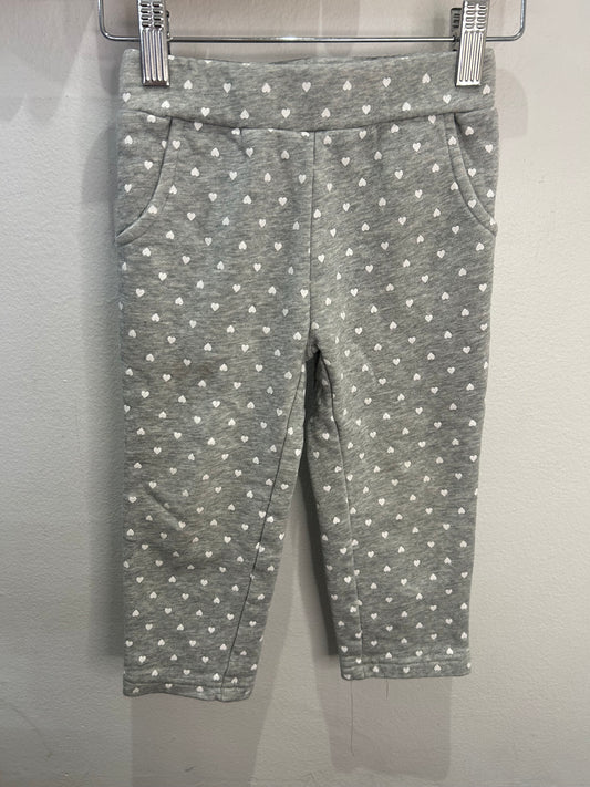 Hearts pull-on pants 3y