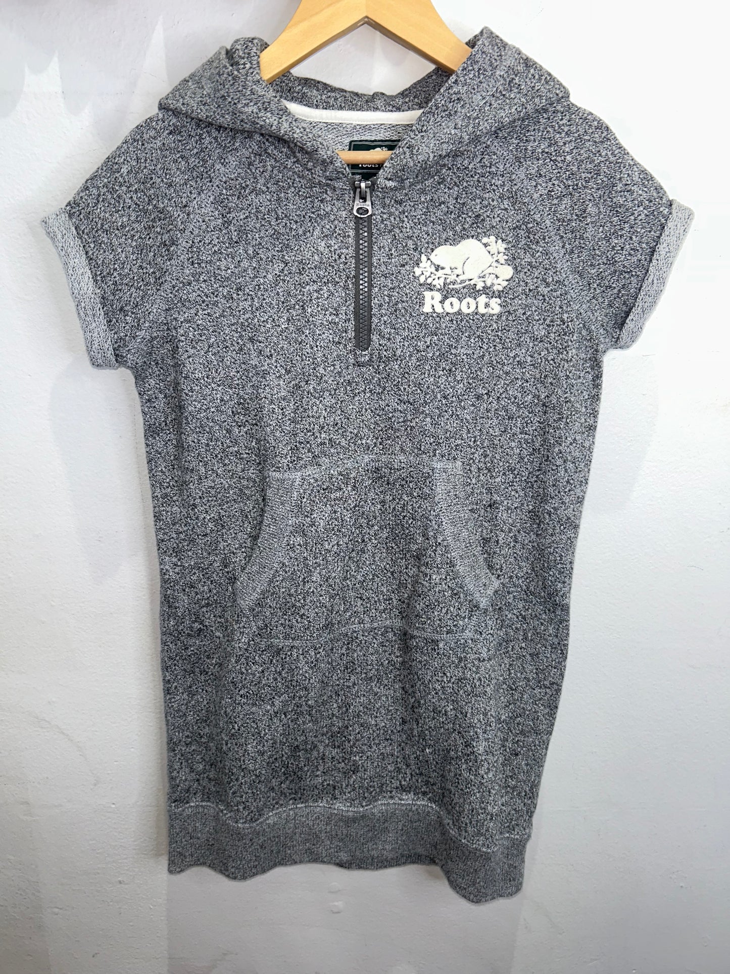Roots hooded dress 7-8y