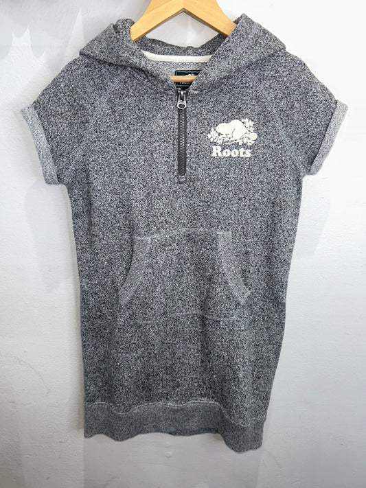 Roots hooded dress 7-8y