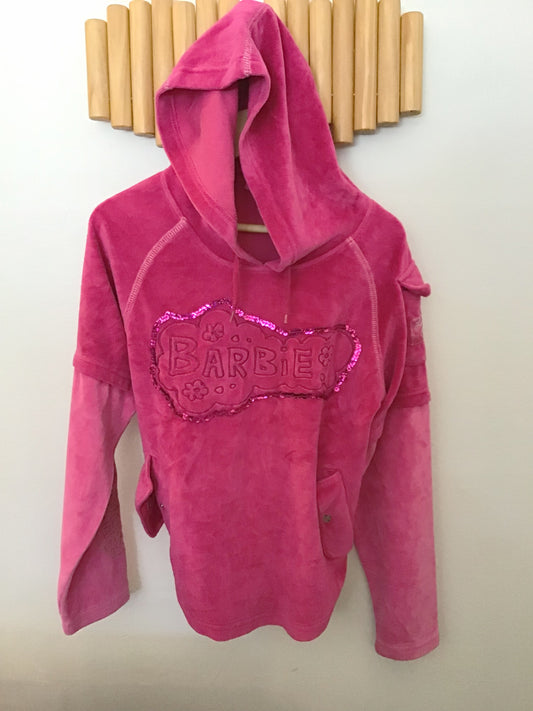 Barbie velour pullover 8-10y