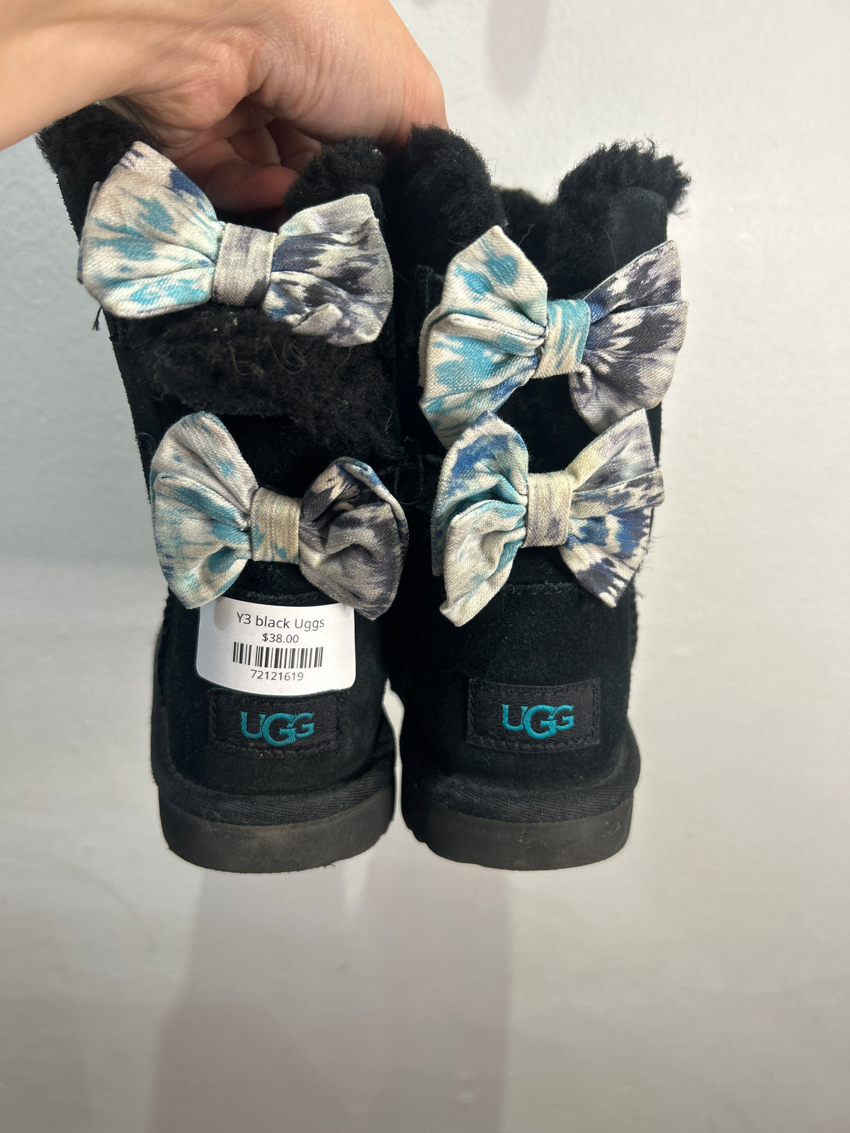 Y3 black Uggs