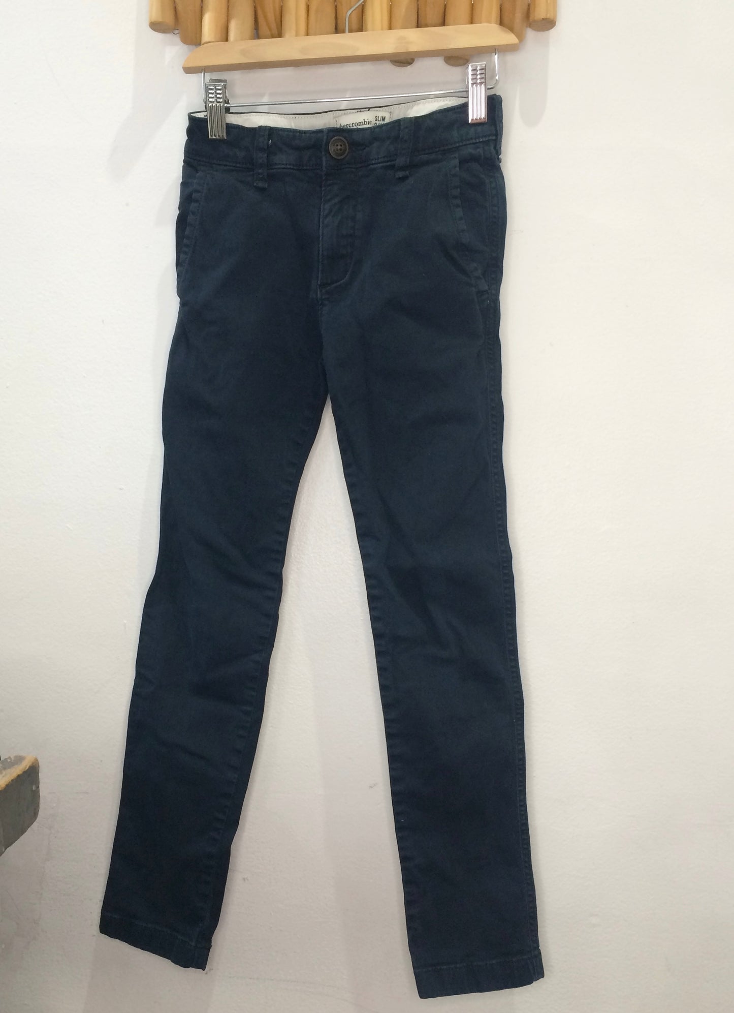 Abercrombie black slim pants 9-10y