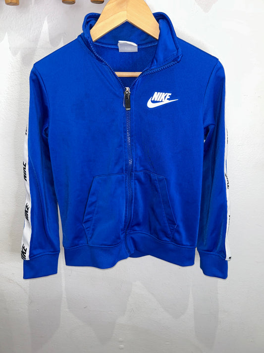 Nike blue activewear zip-up 6y