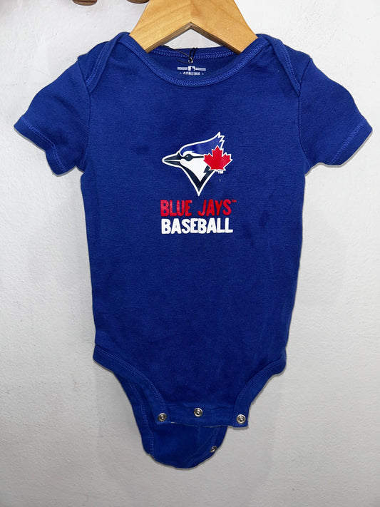 Blue Jays baseball onesie 12m