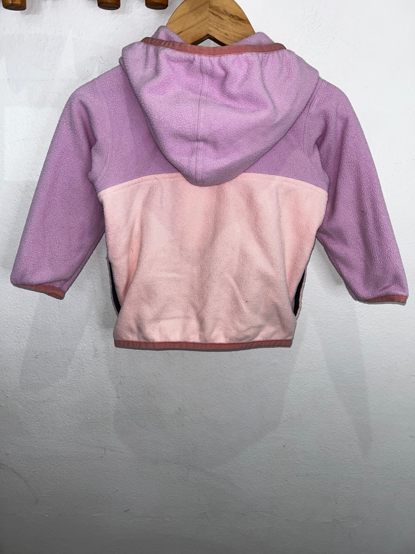 Patagonia fleece pink jacket 6-12m