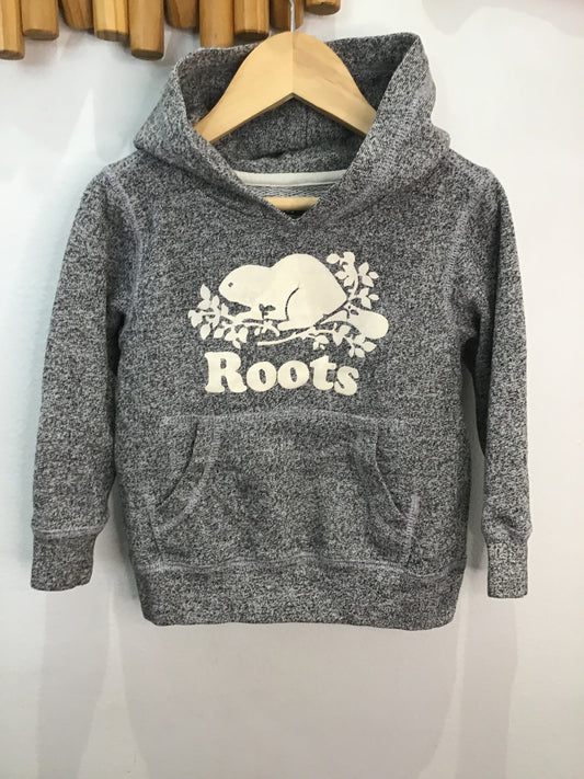 Hoodie classic grey Roots 2y