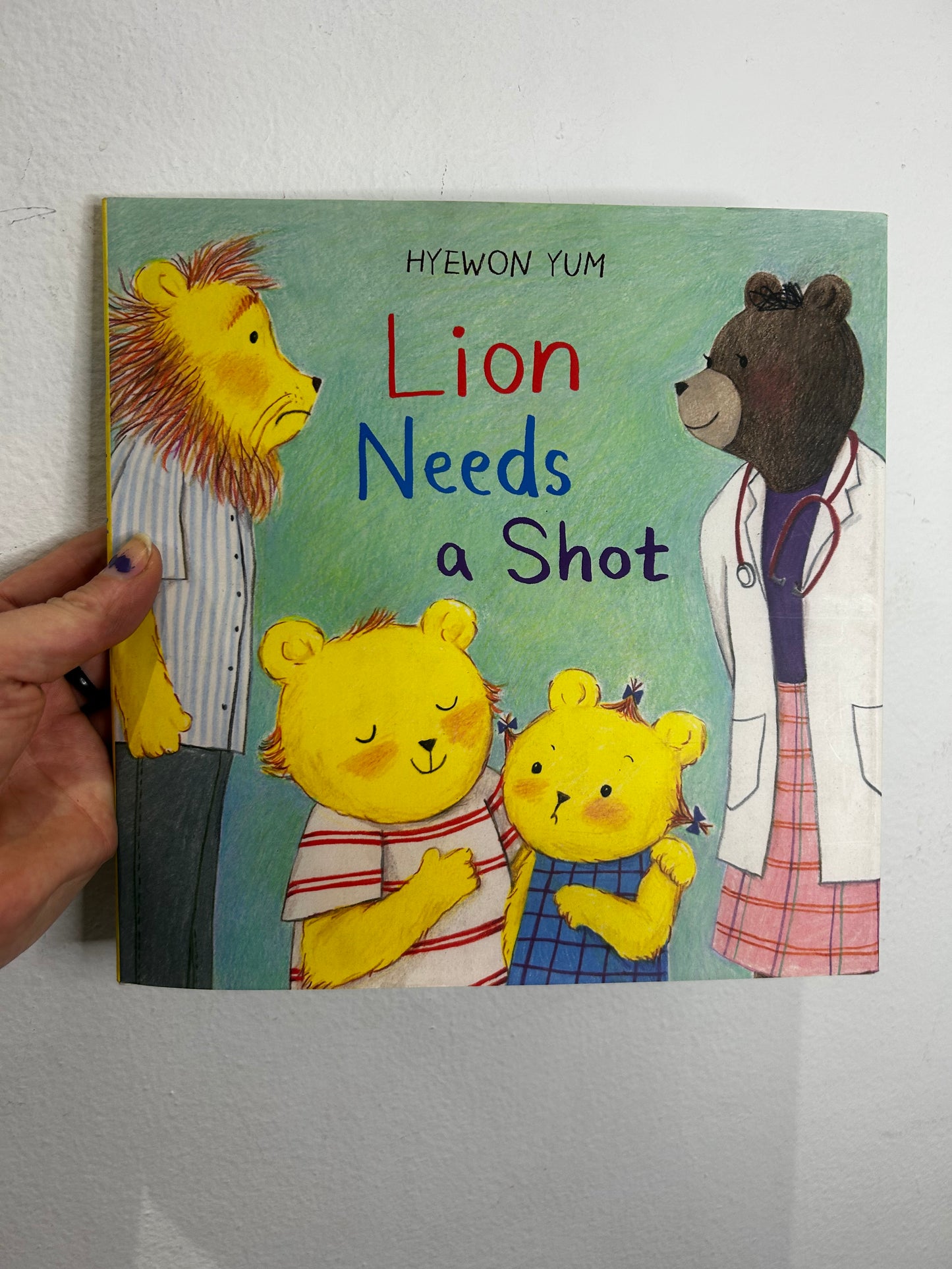 Lion needs a shot