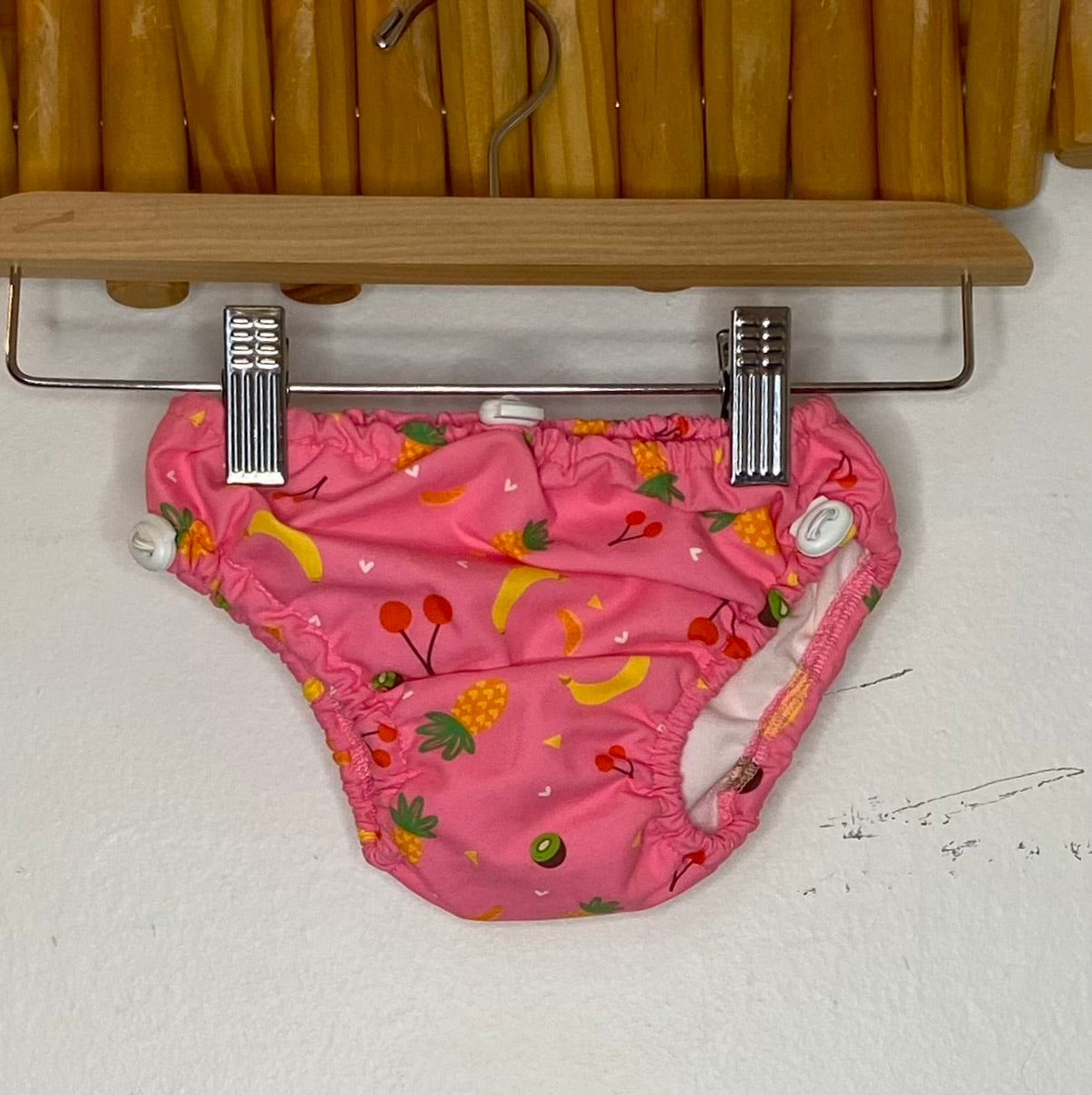 Pink fruits swim diaper 0-6m