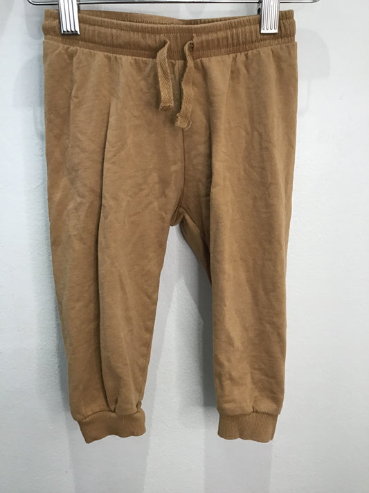 Joggers light brown 12-18m