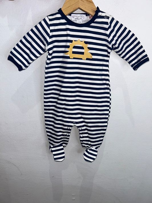 Gingerlilly  stripes sleepe 0-3m