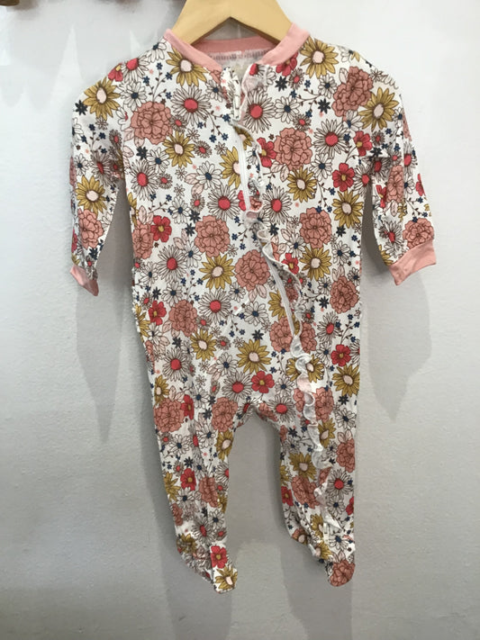 Sleeper Milkberry floral 3-6m