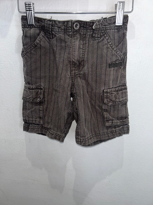 Grey vertical stripes shorts 4y