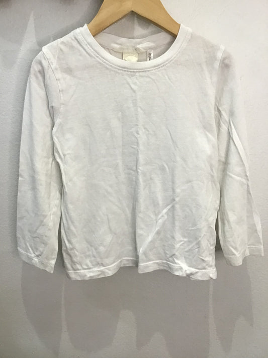 Longsleeve white 2-3y