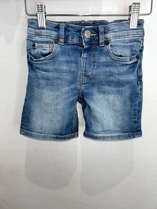 Easy snap denim shorts 5y