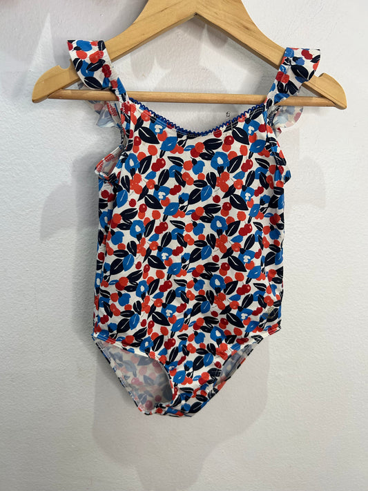 Petit Bateau cherries swimsuit 24m
