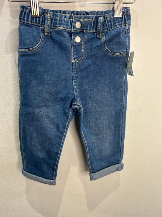 Pull-on jeans 12-18m NEW