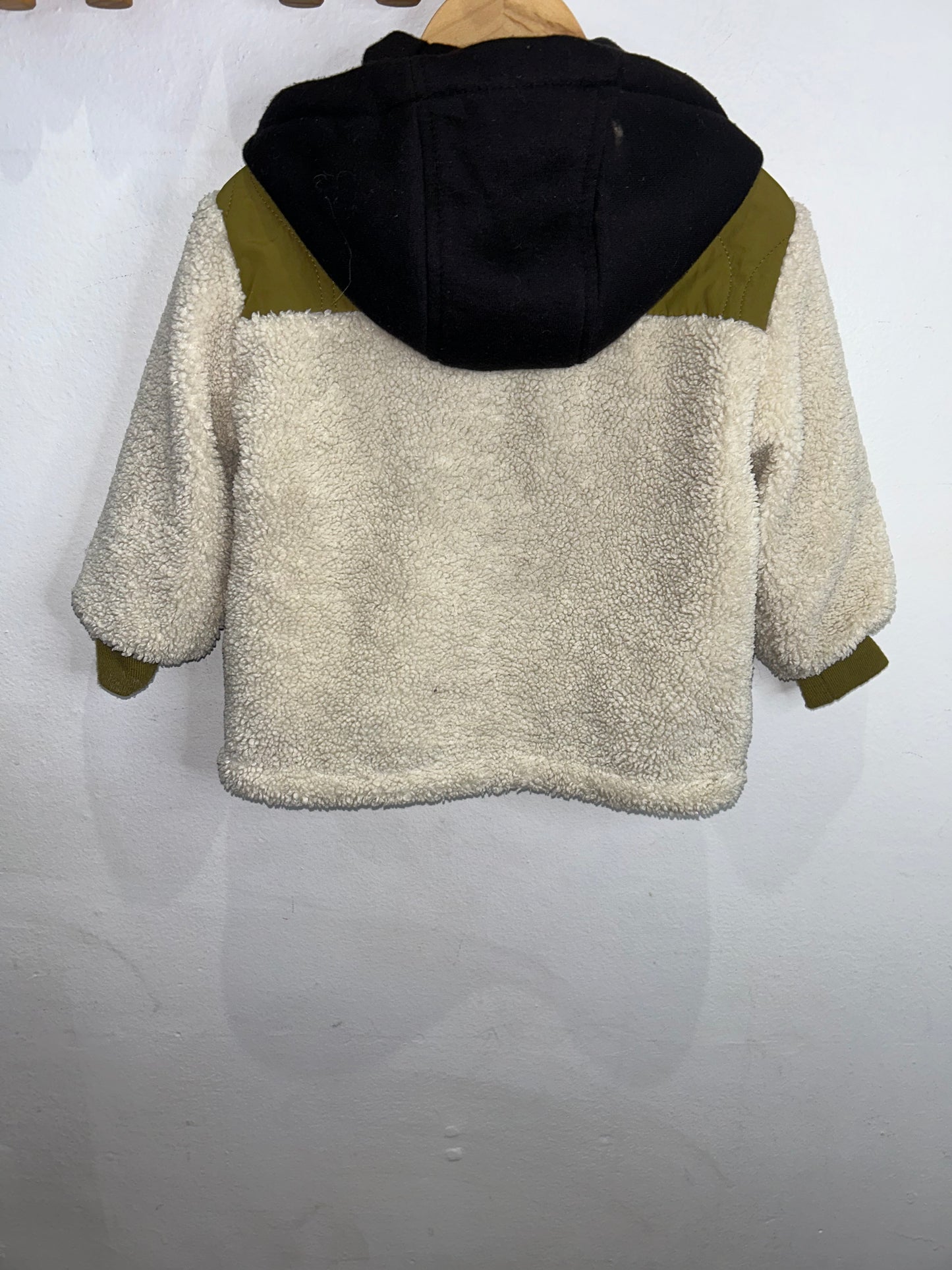 Olive and teddy jacket 18-24m