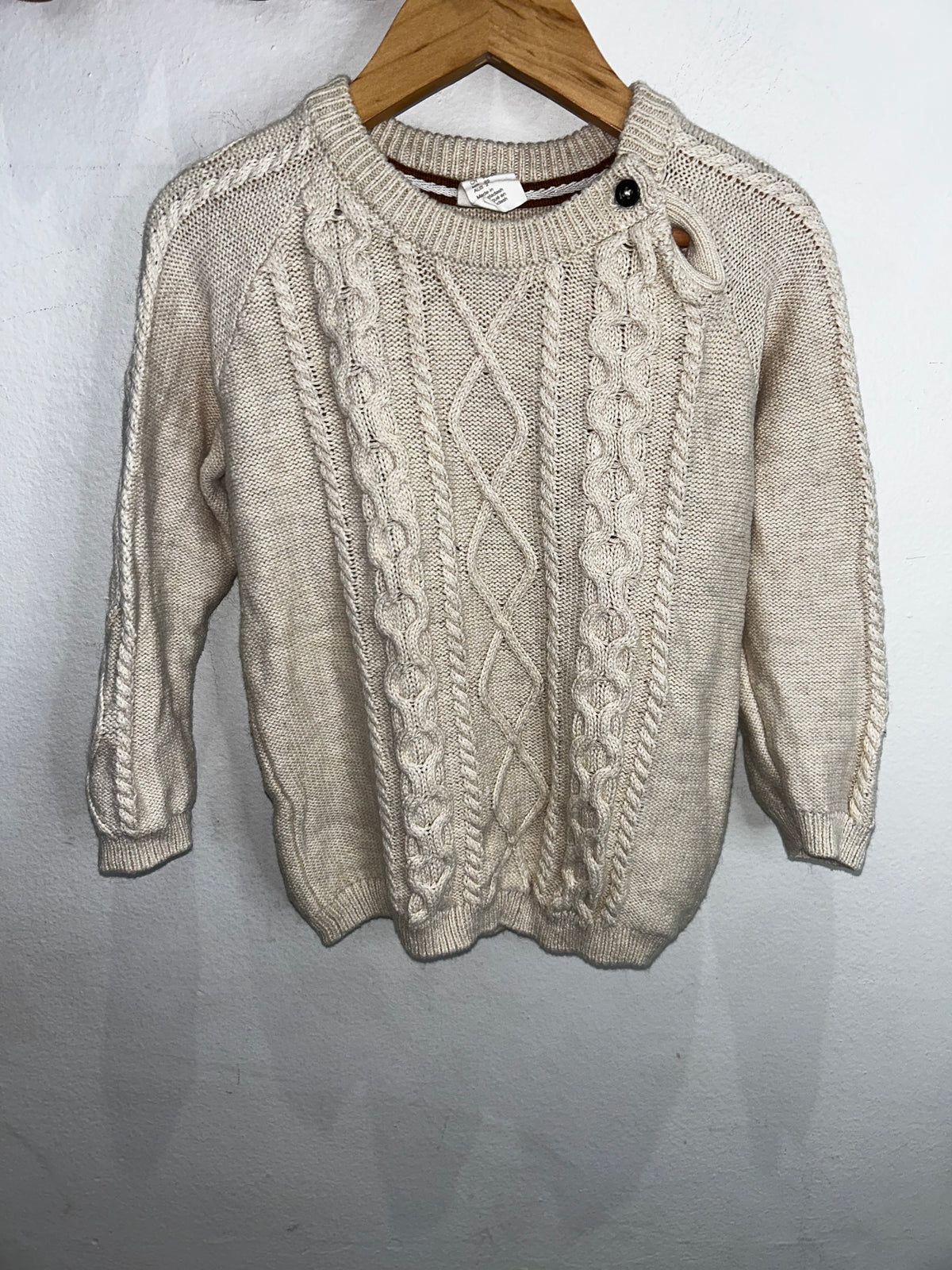 Cable knit sweater 18-24m