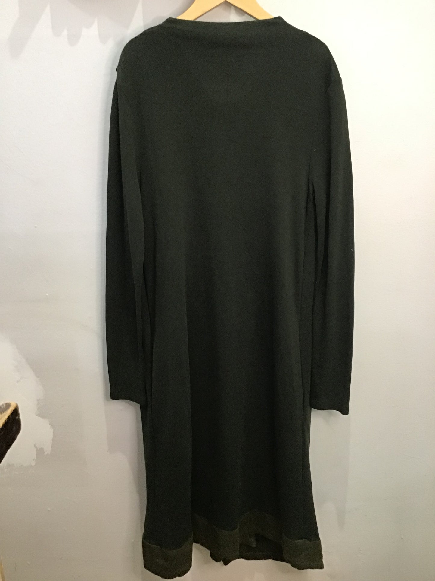 COS olive midi dress M