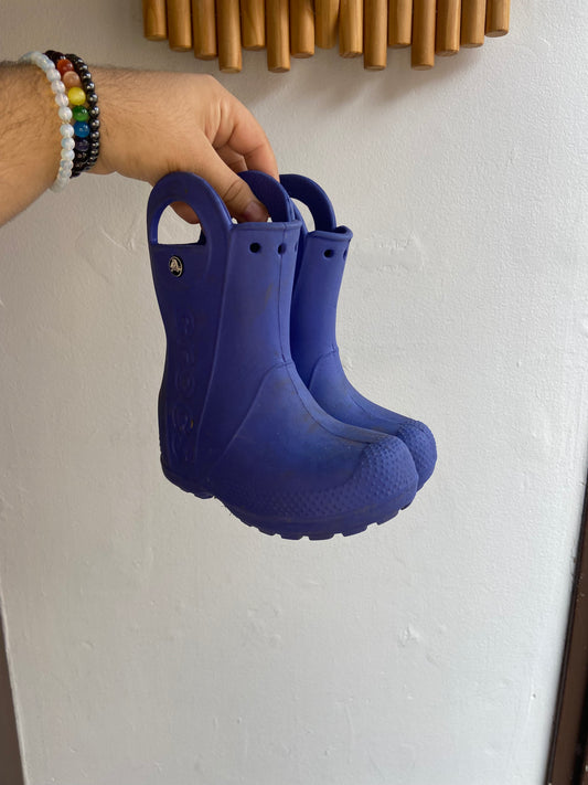 C9 blue Crocs rainboots