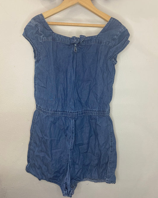 Dark blue shorty romper 8y