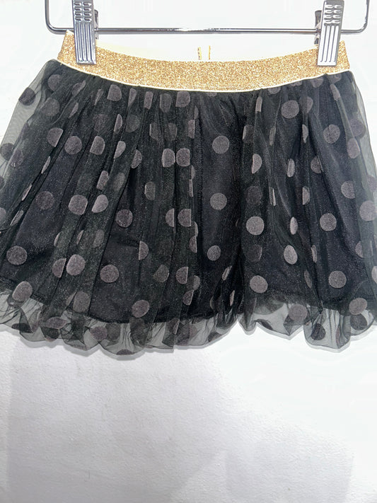 Black bubble tutu skirt 2y