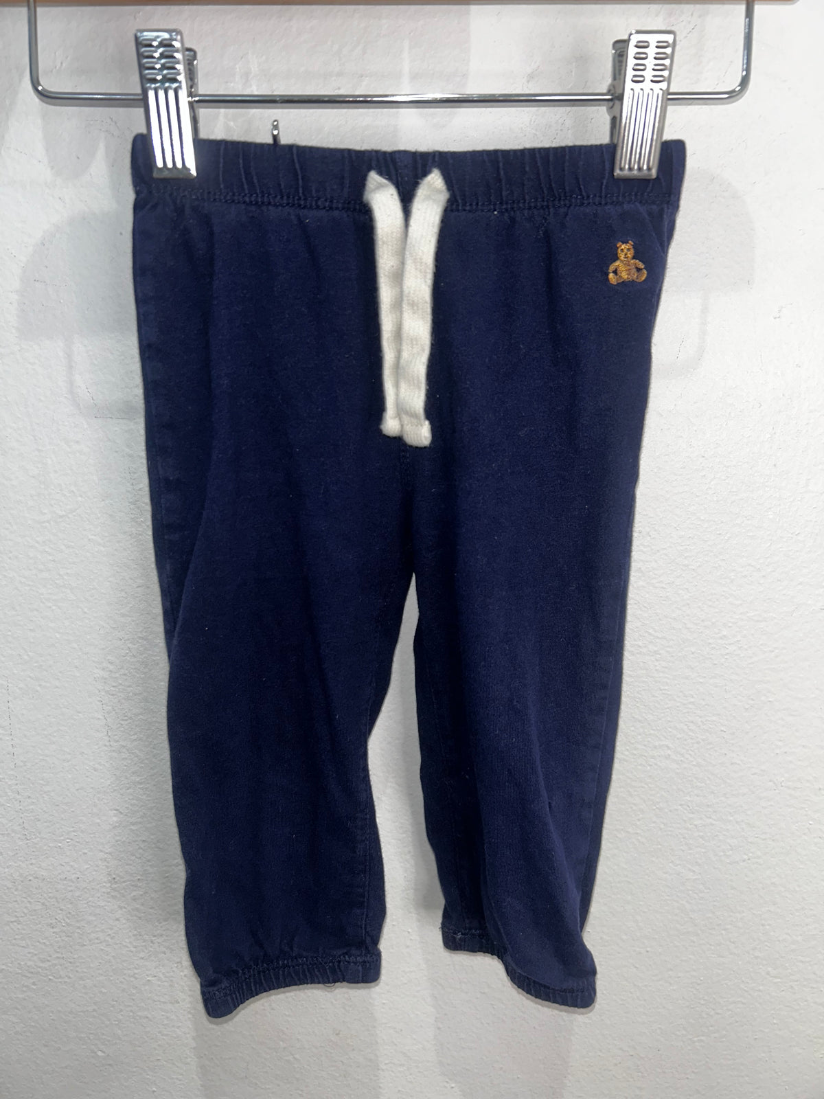 Navy cotton pants 12-18m