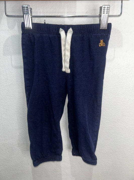 Navy cotton pants 12-18m