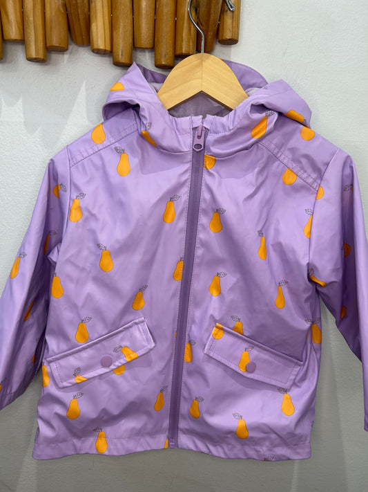 Pears purple rain jacket 3-4y