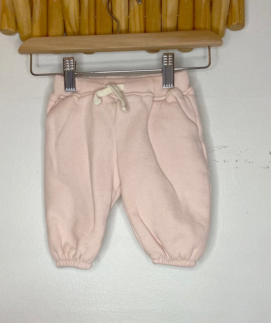 Pink joggers 3-6m