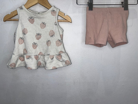 Strawberrie shorty set 6m