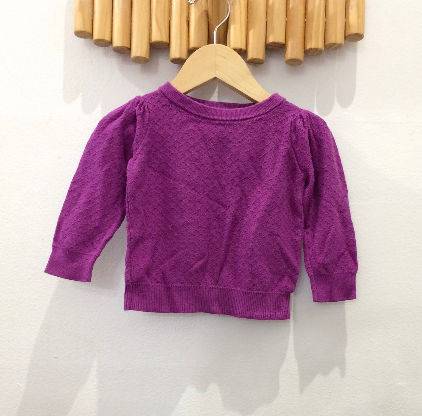 Magenta sweater 12-18m